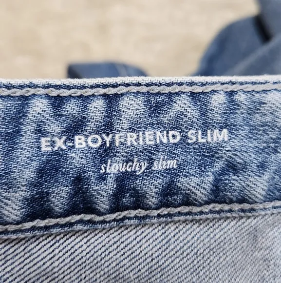 AG Adriano Goldschmied Ex-Boyfriend Slim Slouchy Slim Jeans Contour 360 Sz 25 R
