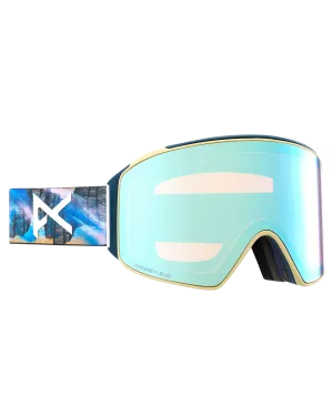 Anon M4 Cylindrical Snow Goggles   Bonus Lens   Mfi® Face Mask - Chet Malinow/Perceive Variable Blue Lens