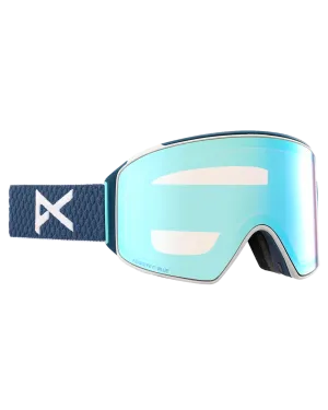 Anon M4 Cylindrical Snow Goggles   Bonus Lens   Mfi® Face Mask - Nightfall/Perceive Variable Blue Lens