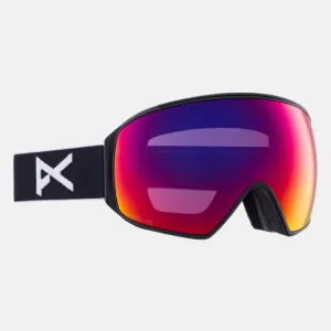 ANON M4 Toric Low Bridge goggles - Black w/ Sunny Red