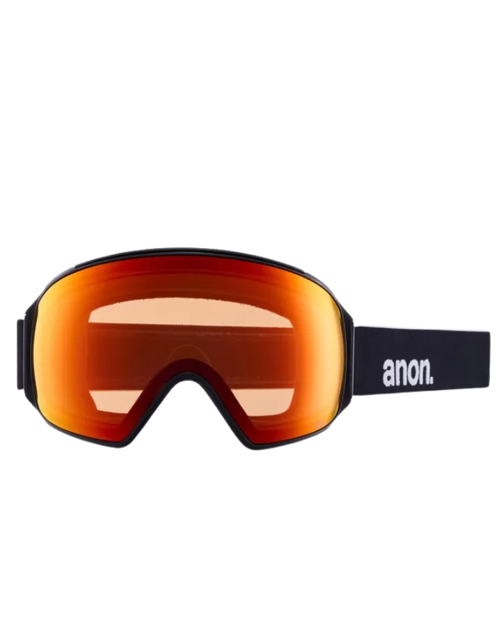 Anon M4 Toric Snow Goggles   Bonus Lens   Mfi® Face Mask - Black/Perceive Sunny Red Lens