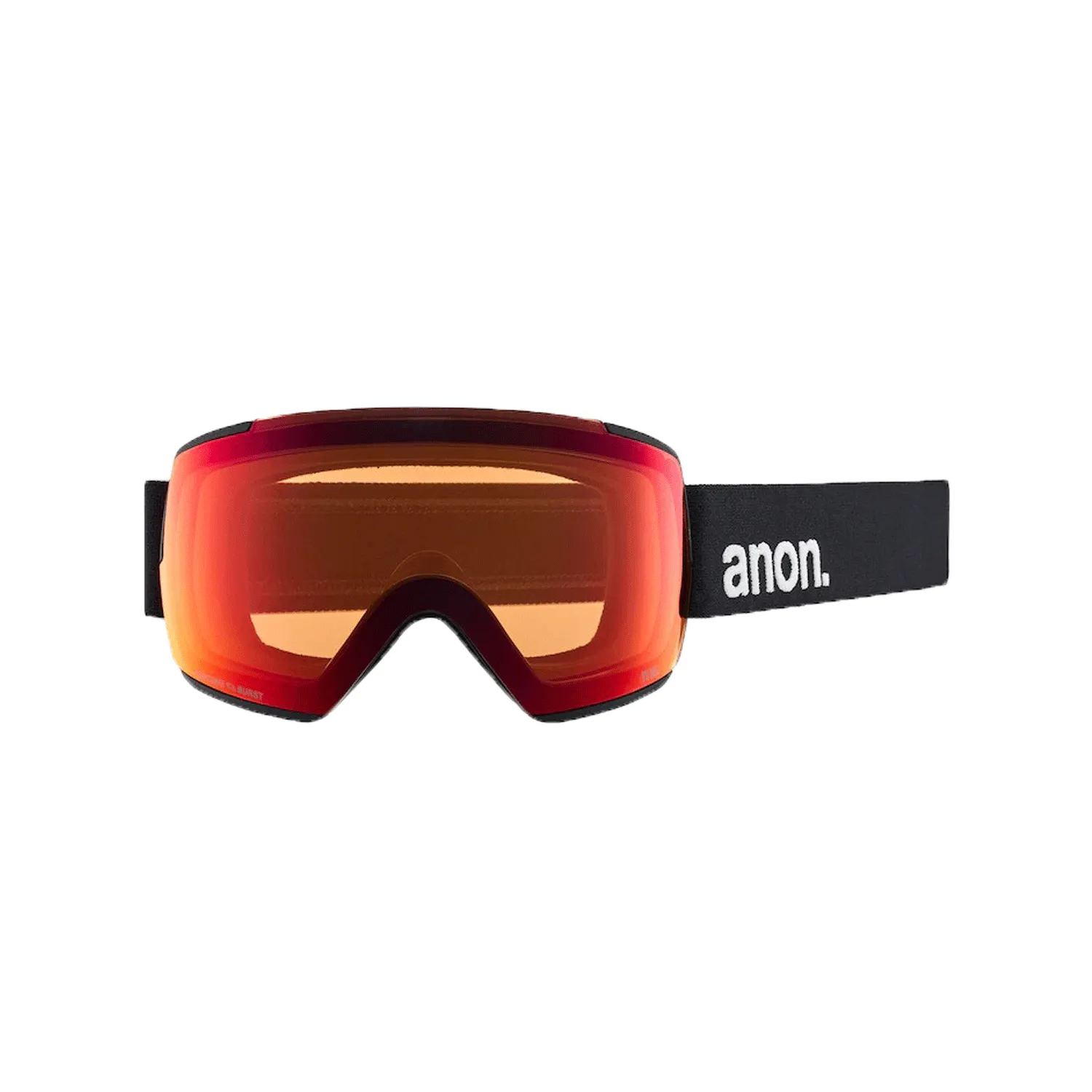 Anon - M5 Goggles Black   Bonus Lens   MFI® Face Mask - Perceive Sunny Red NEW FOR 2025