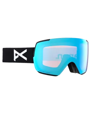 Anon M5S Low Bridge Snow Goggles - Black/Perceive Variable Blue Lens