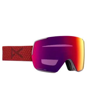 Anon M5S Low Bridge Snow Goggles - Mars/Perceive Sunny Red Lens