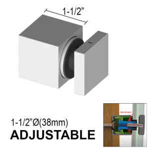 Arc Series Standoff - 1-1/2" X 1-1/2" Base Height - SS316 - Square (BS, MBL, SB)