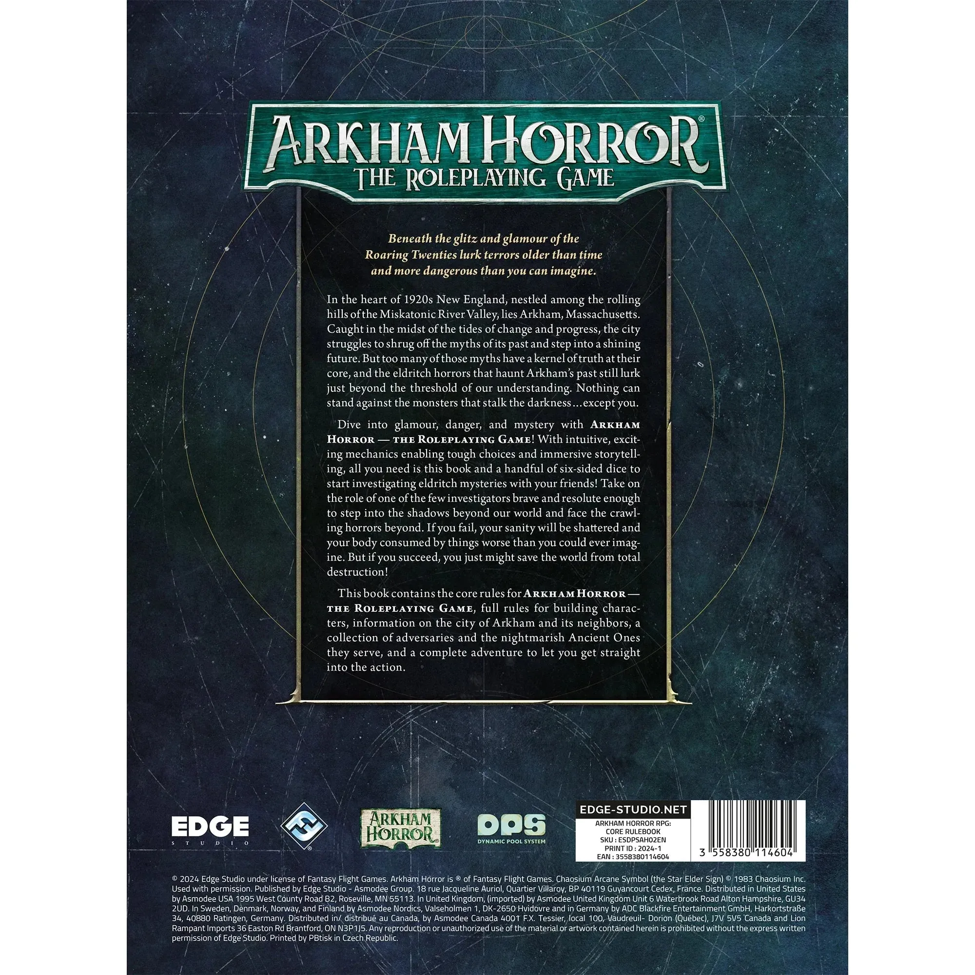 Arkham Horror RPG – Core Rulebook