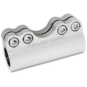 Arlen Ness Modular Billet Handlebar Clamp Chrome 1-1/4" 08-053