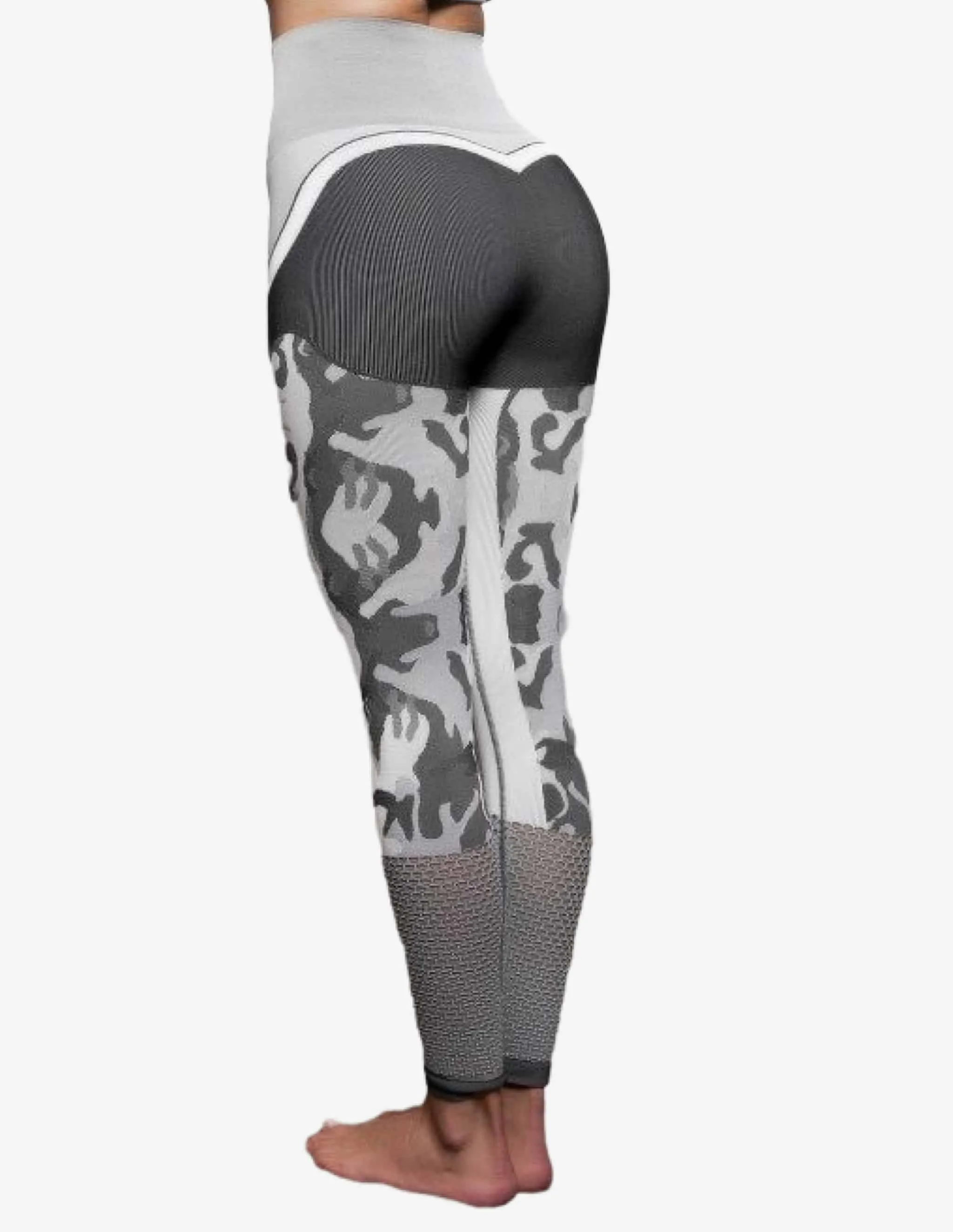 ATHENA CAMO Legging High Waist – Light Grey