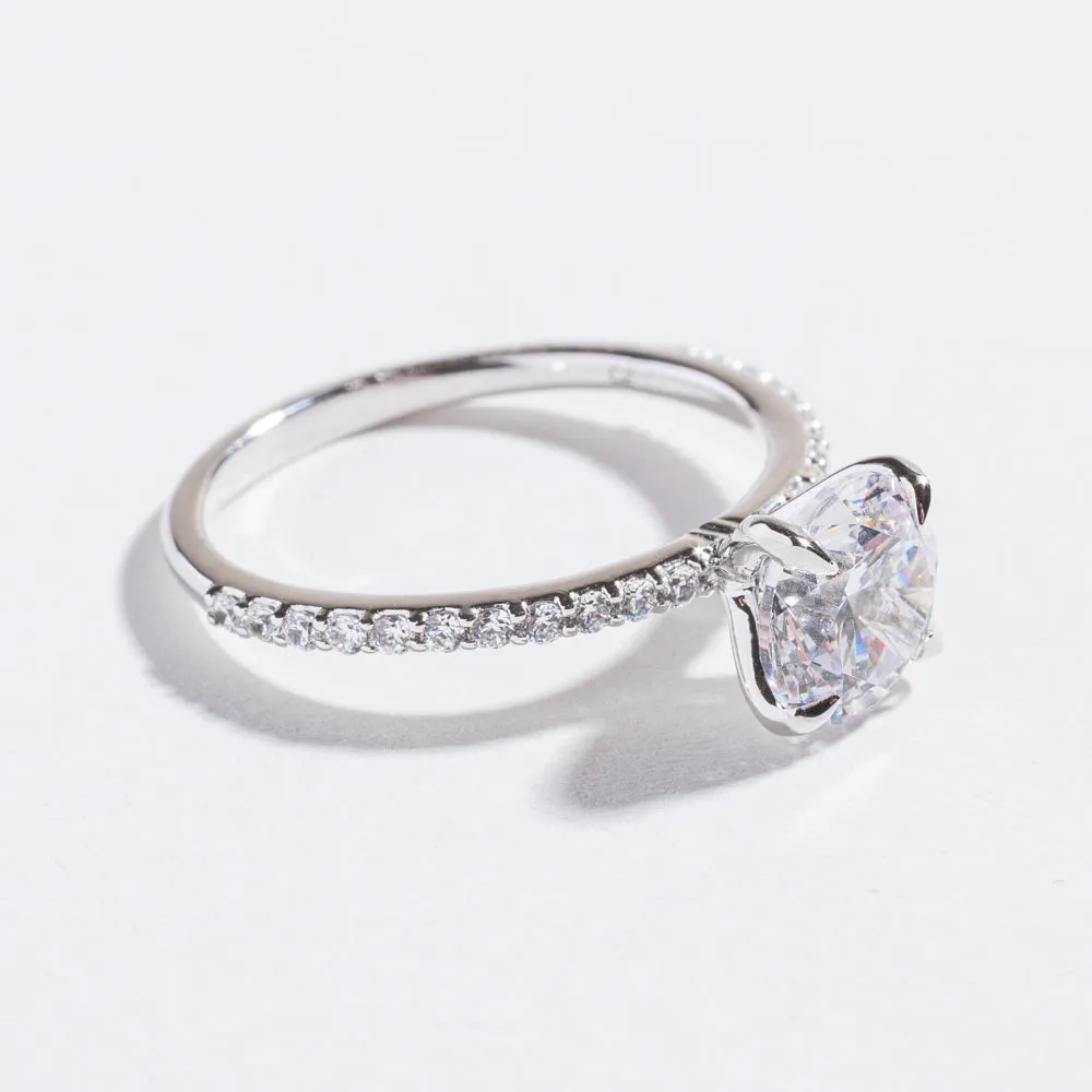 ATHENA ENGAGEMENT RING | 14K GOLD | LAB DIAMONDS