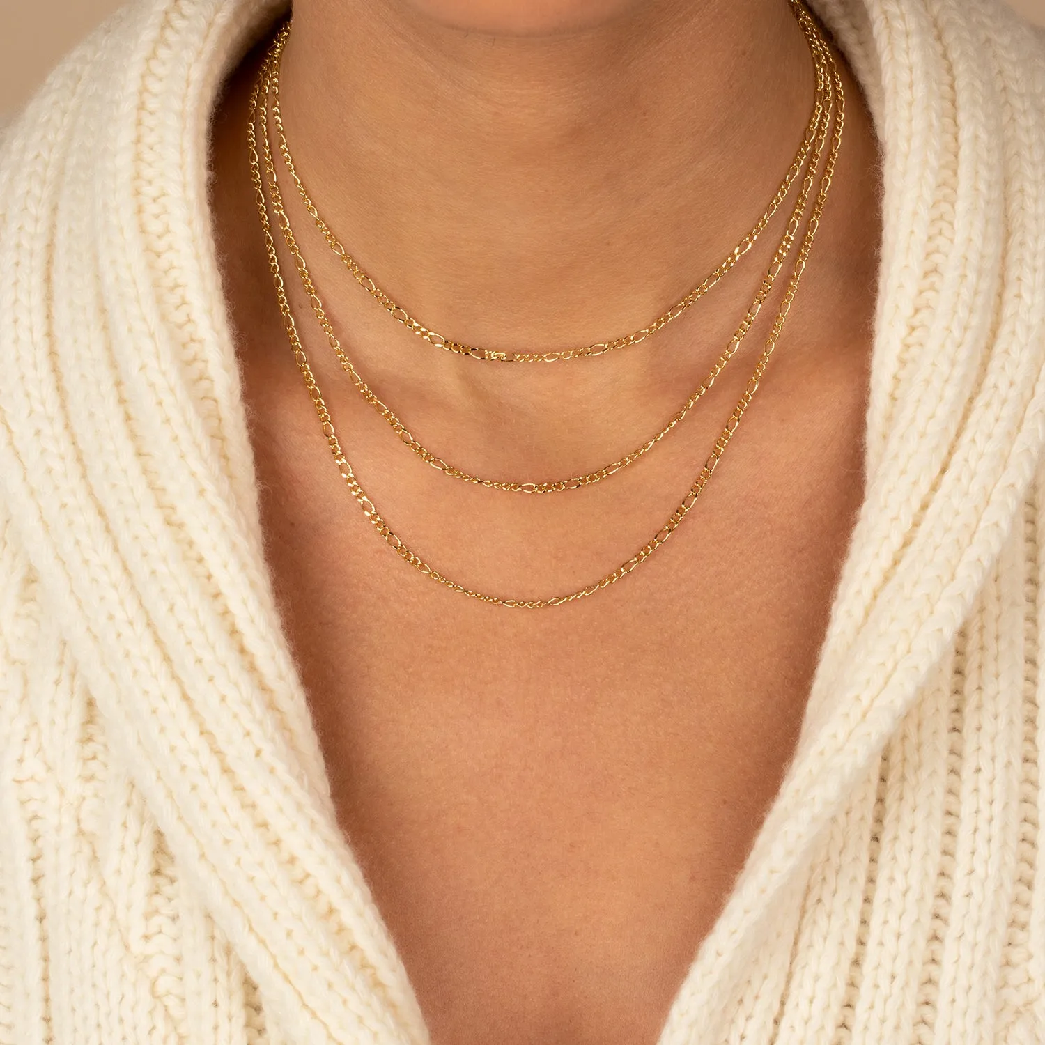 Baby Figaro Chain Necklace