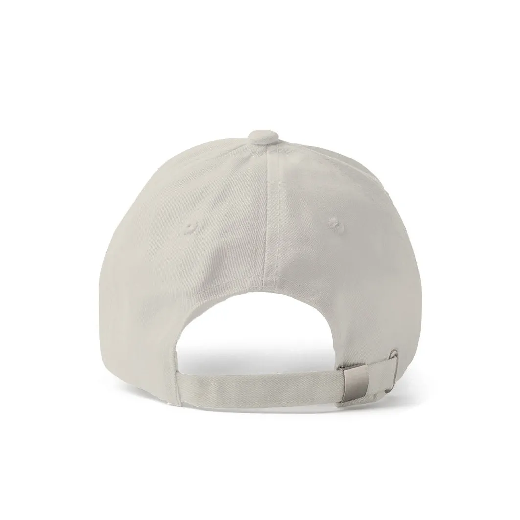 Beige Baseball Cap with Velcro Patch {Cap}