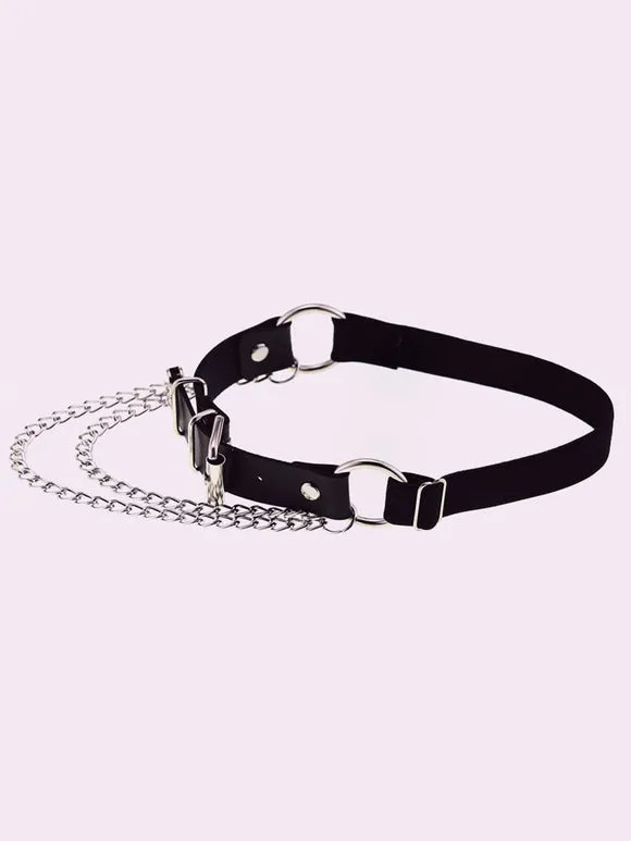 Black Lolita Accessories Chains Polyester Miscellaneous