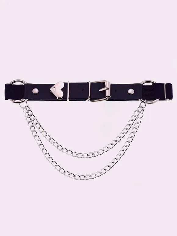 Black Lolita Accessories Chains Polyester Miscellaneous
