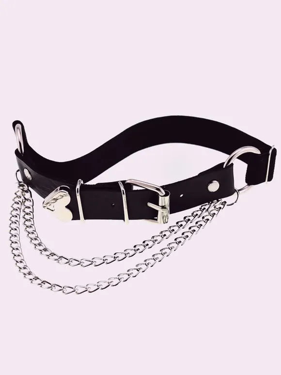 Black Lolita Accessories Chains Polyester Miscellaneous