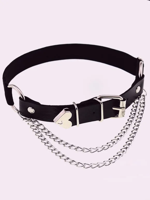 Black Lolita Accessories Chains Polyester Miscellaneous
