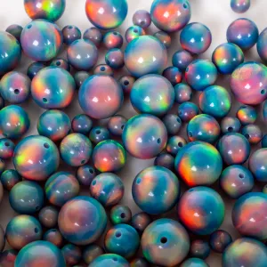 Blue Haze Opalescence Craft Beads
