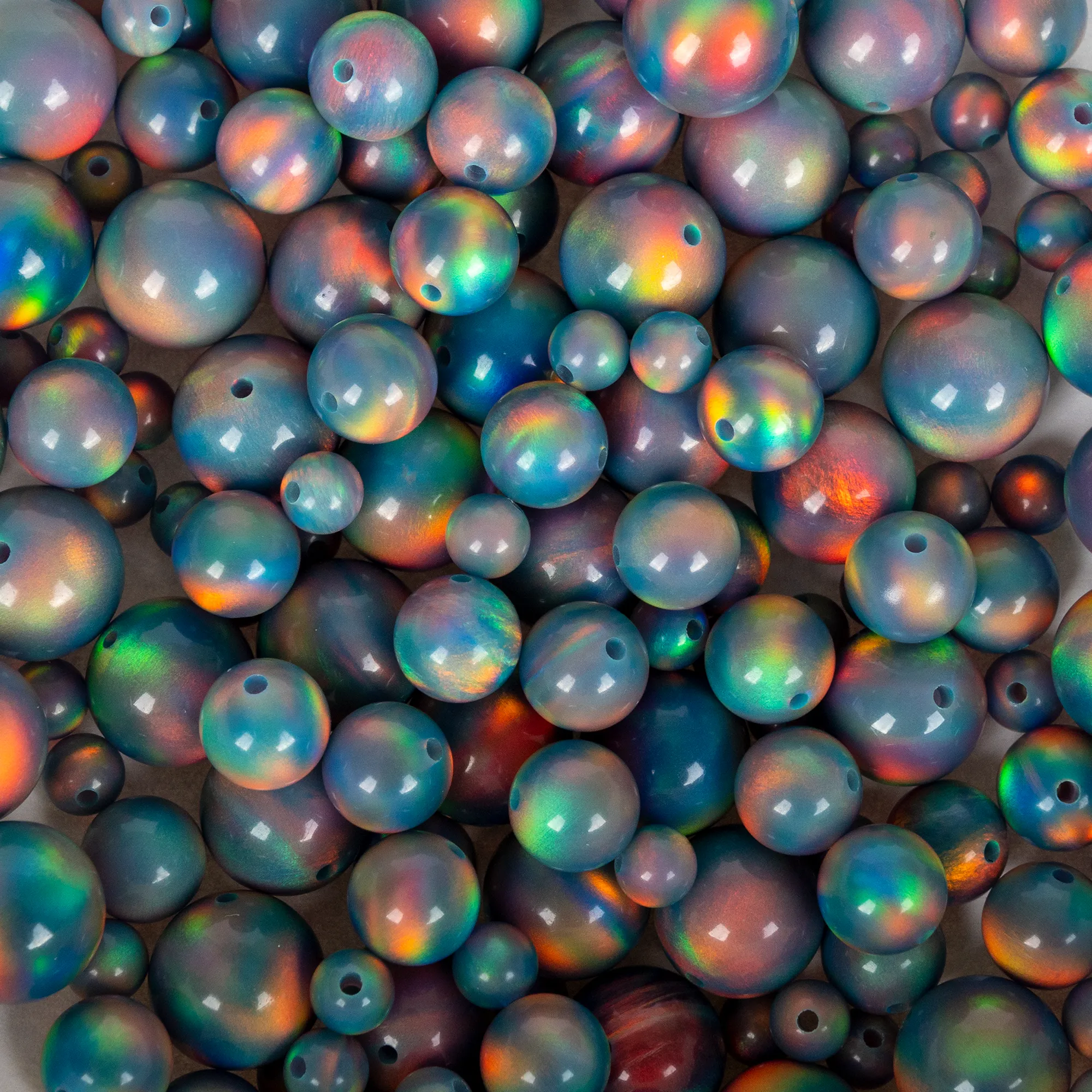 Blue Haze Opalescence Craft Beads