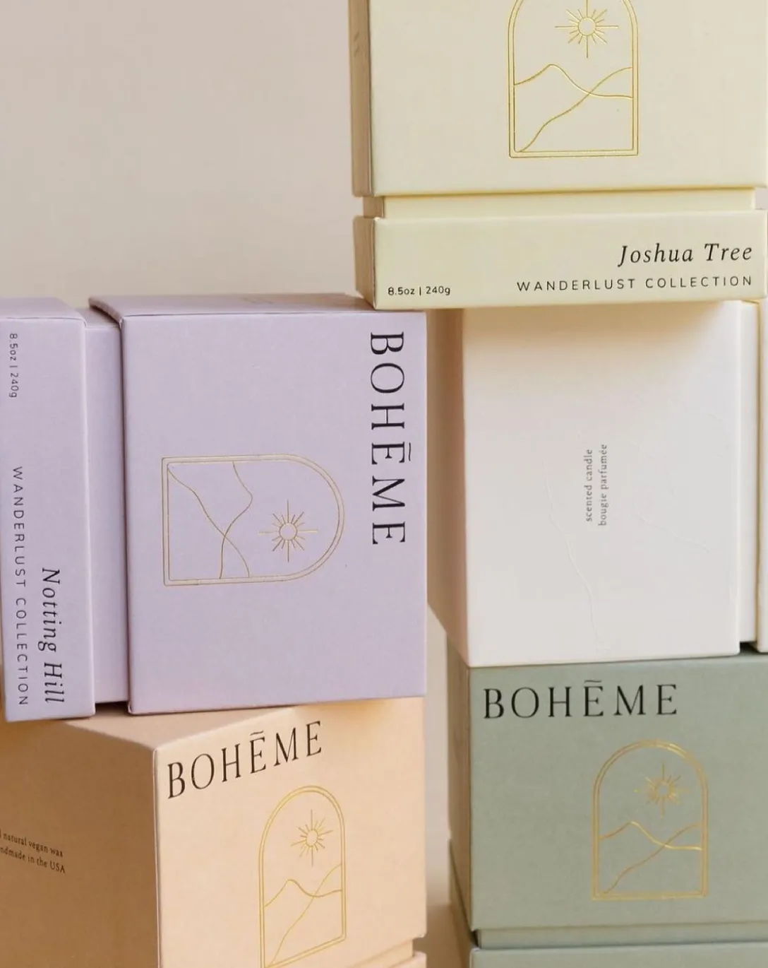 Bohéme Candle, multiple styles