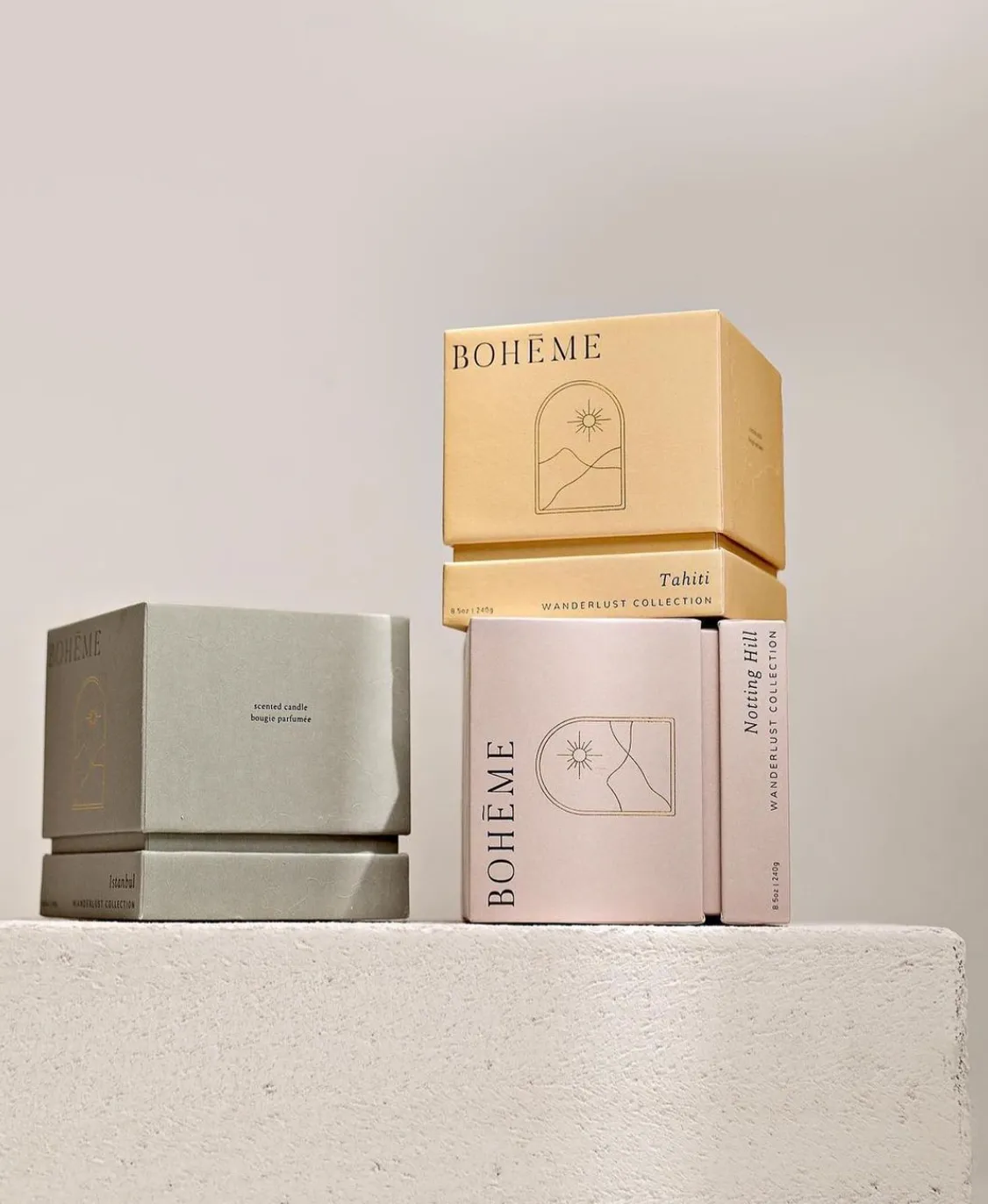 Bohéme Candle, multiple styles