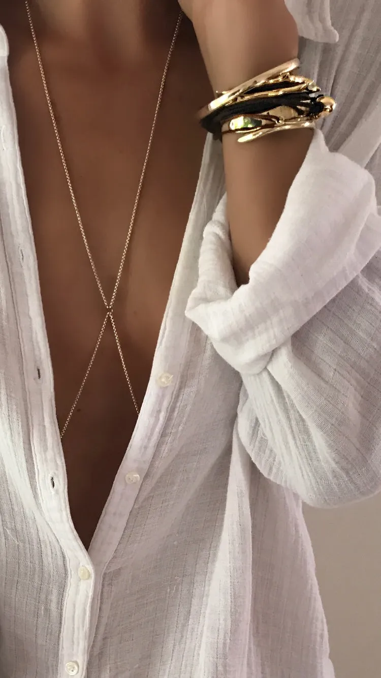 Box Body Chain - 14K Gold Filled