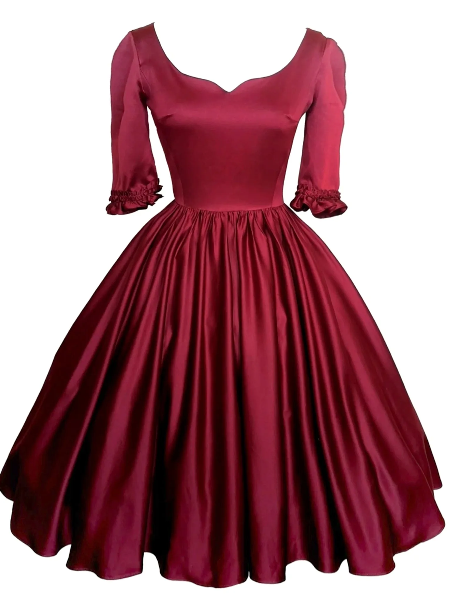 Burgundy boudoir