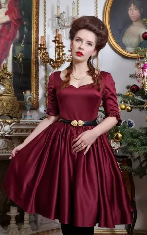 Burgundy boudoir