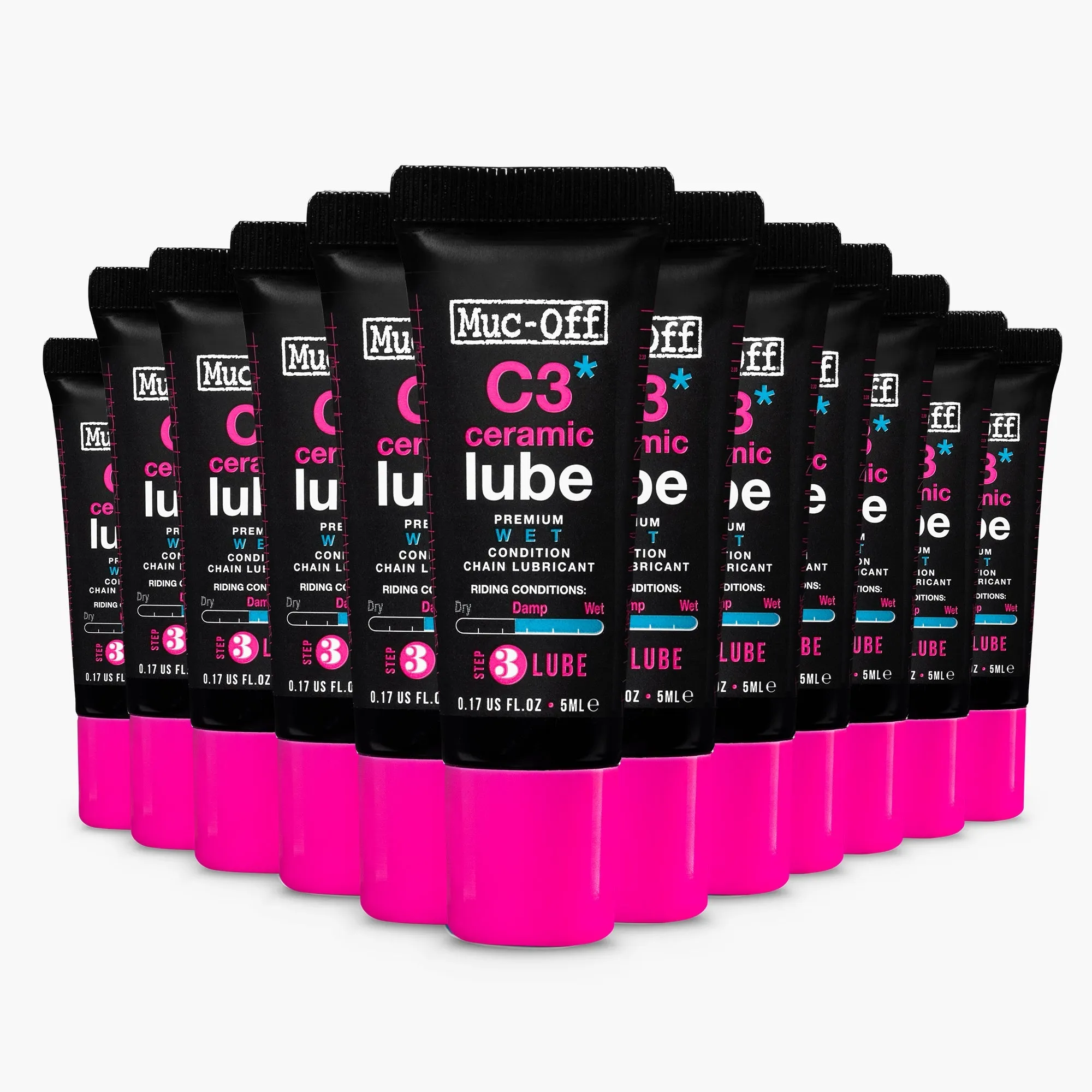 C3 Wet Weather Ceramic Lube - 5ml Race Bundle