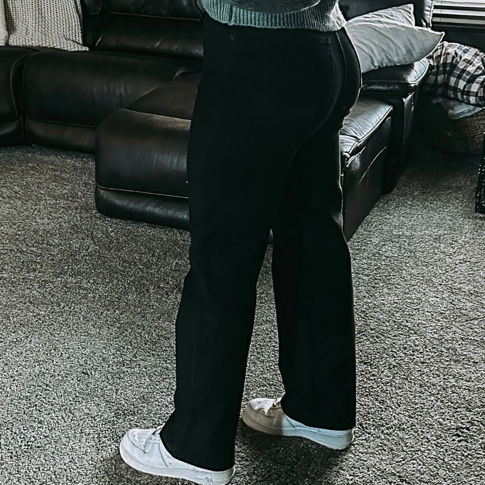 Classic Straight Leg Black Denim