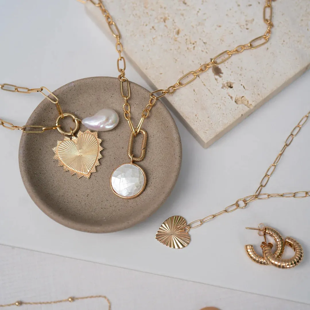 CLIP NECKLACE / GOLD