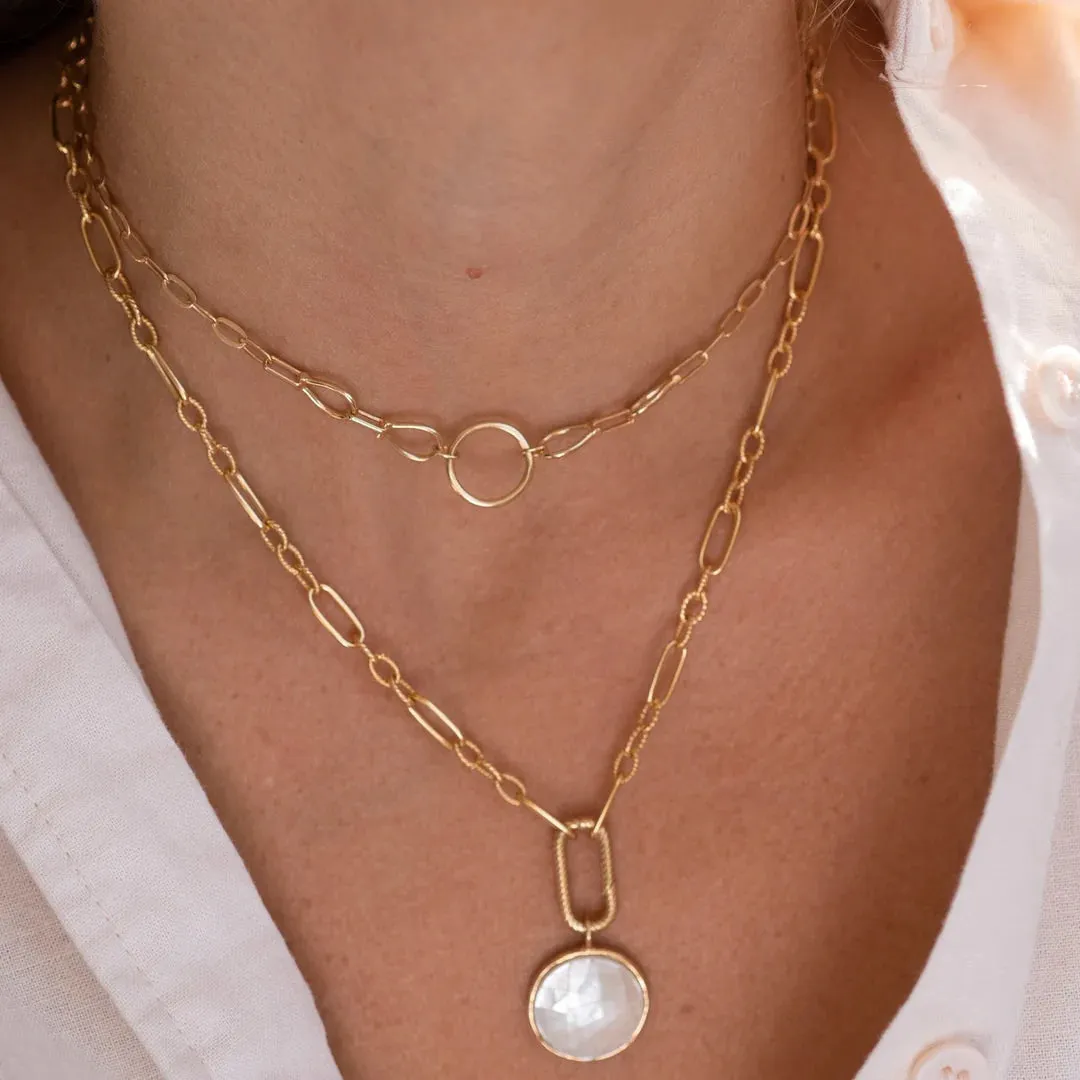 CLIP NECKLACE / GOLD