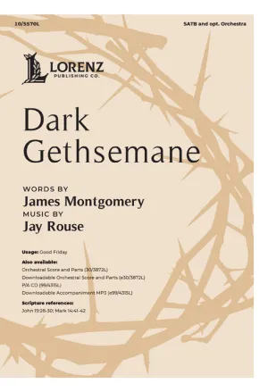 Dark Gethsemane (SATB)
