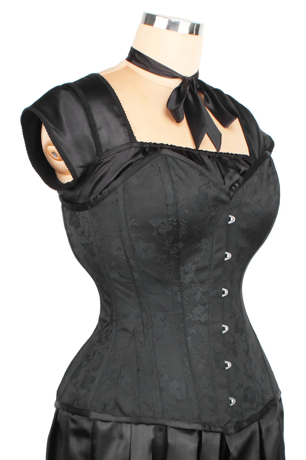 Dee Sweet Heart Floral Brocade Corset