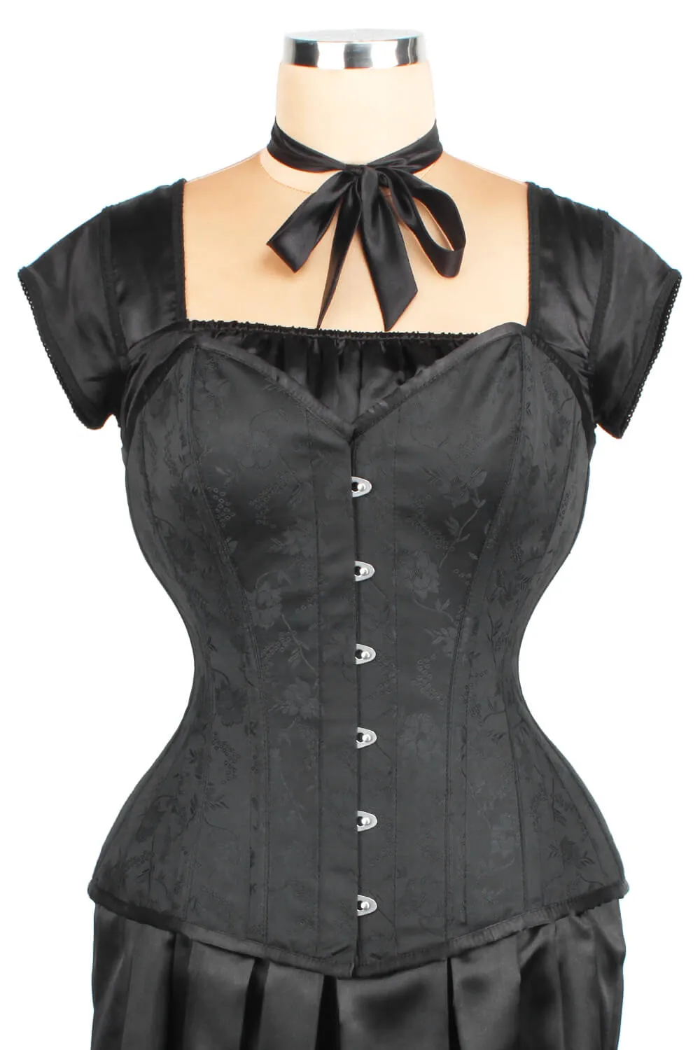 Dee Sweet Heart Floral Brocade Corset