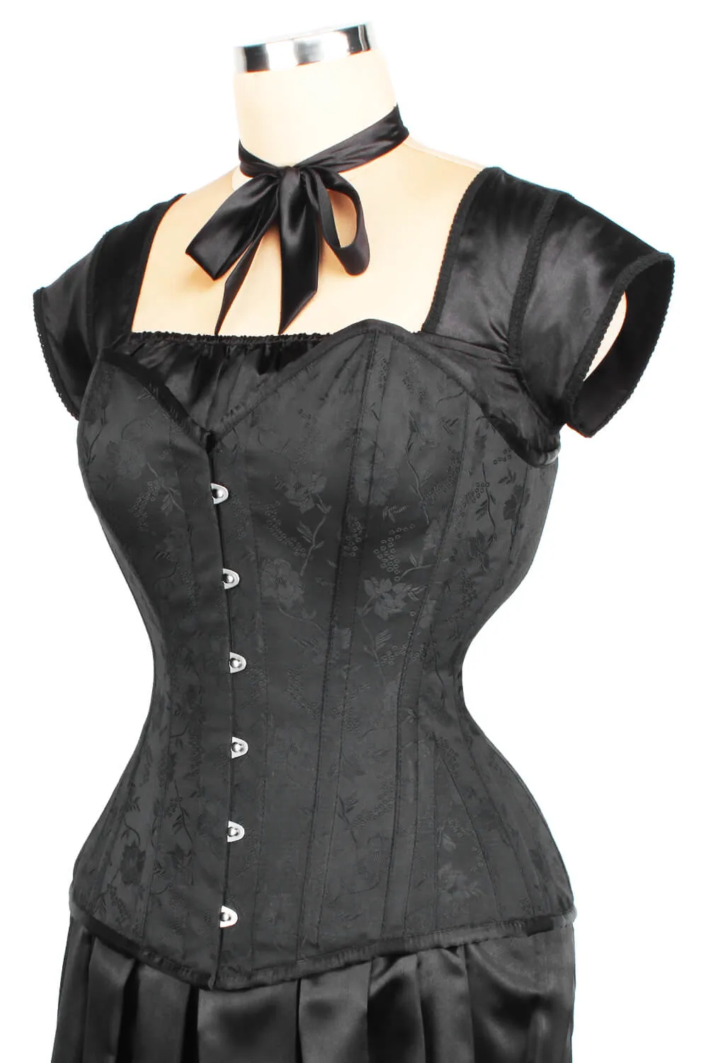 Dee Sweet Heart Floral Brocade Corset