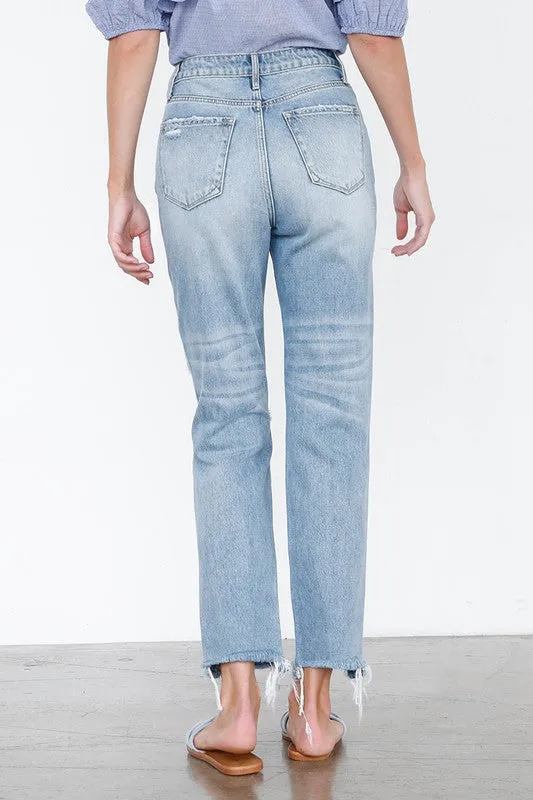 Denim Lab USA High Waist Mom Jeans