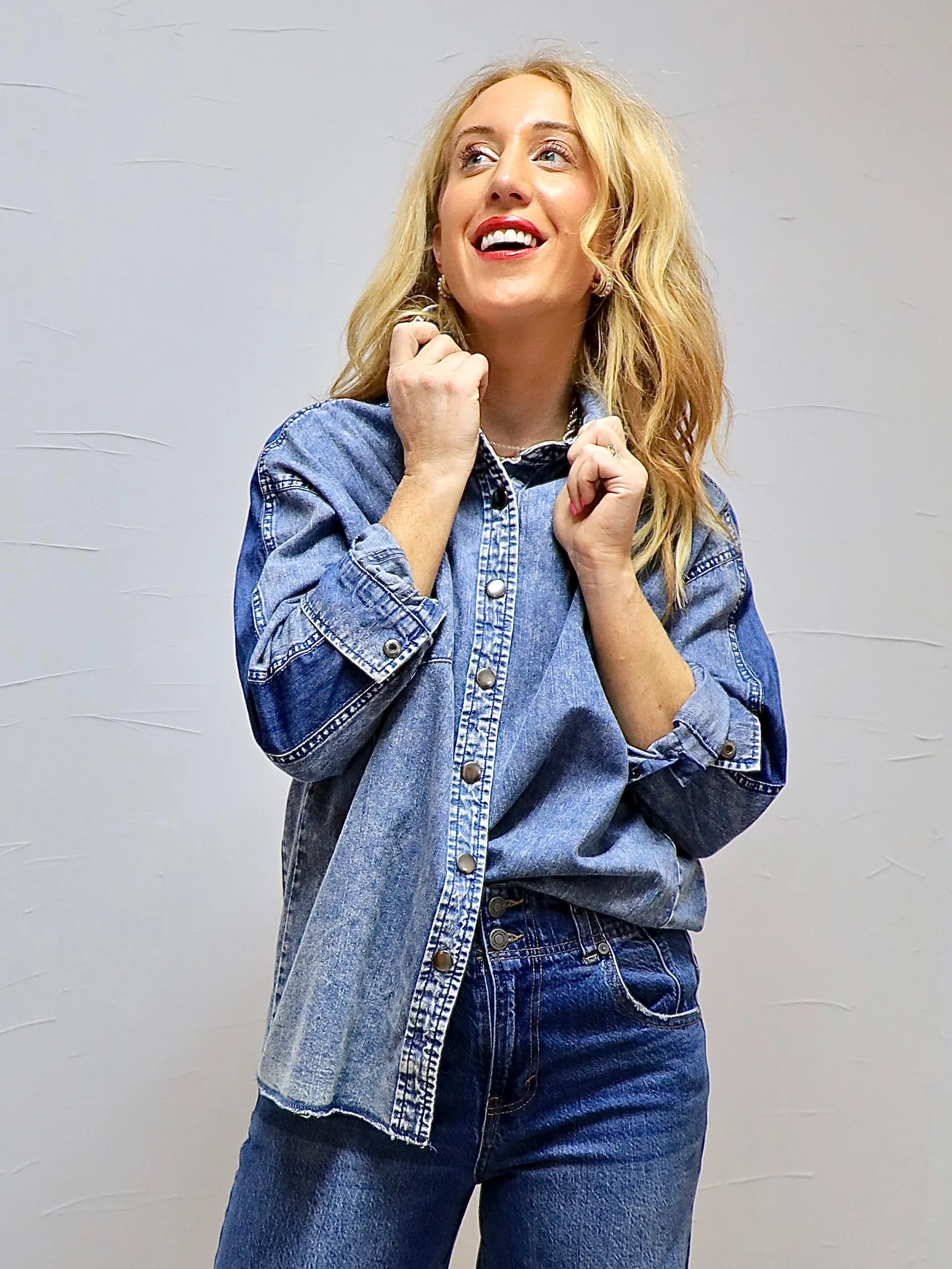 Denny's Denim Button Down
