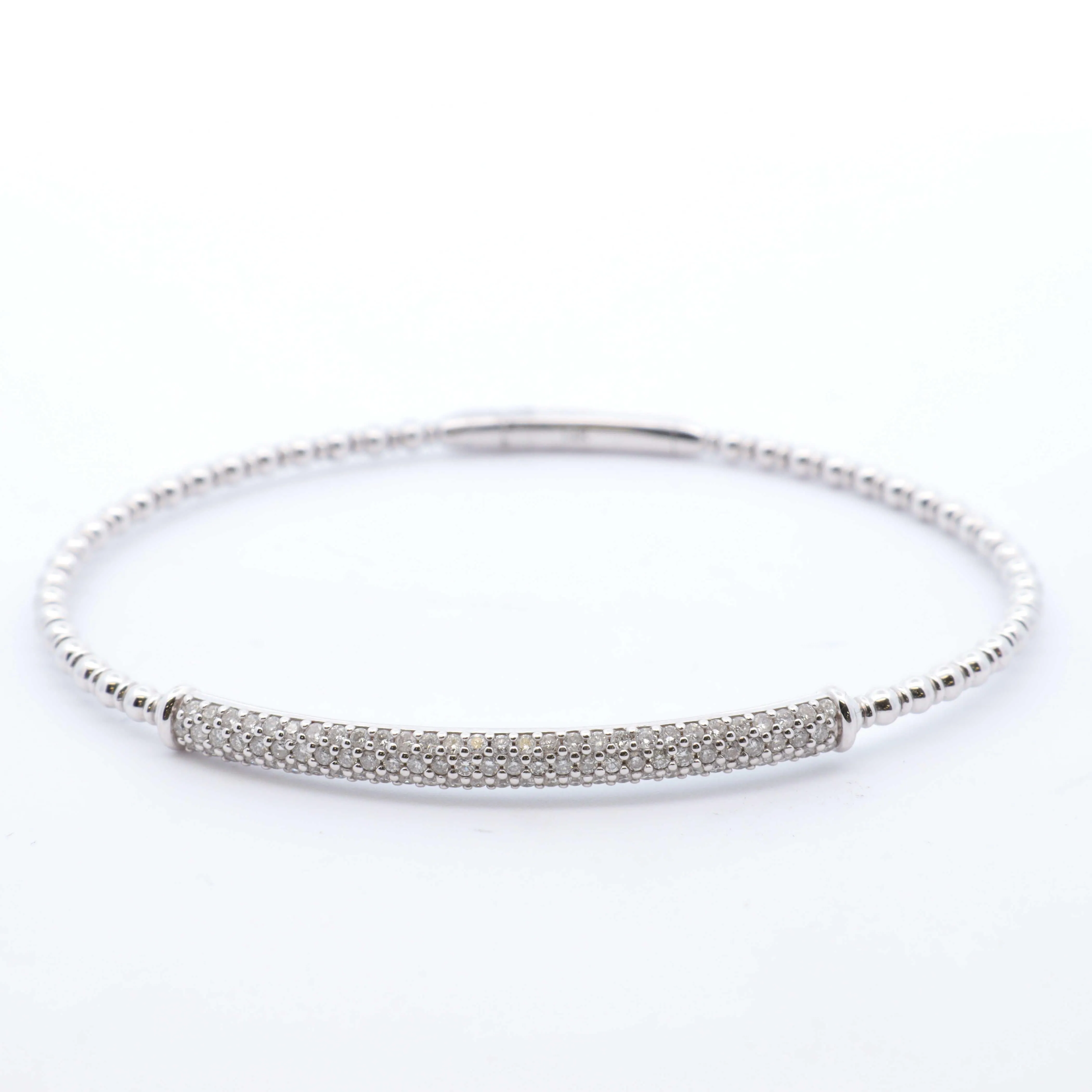 Diamond Bar Flex Bangle