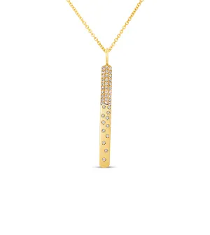 Diamond Celestial Bar Necklace