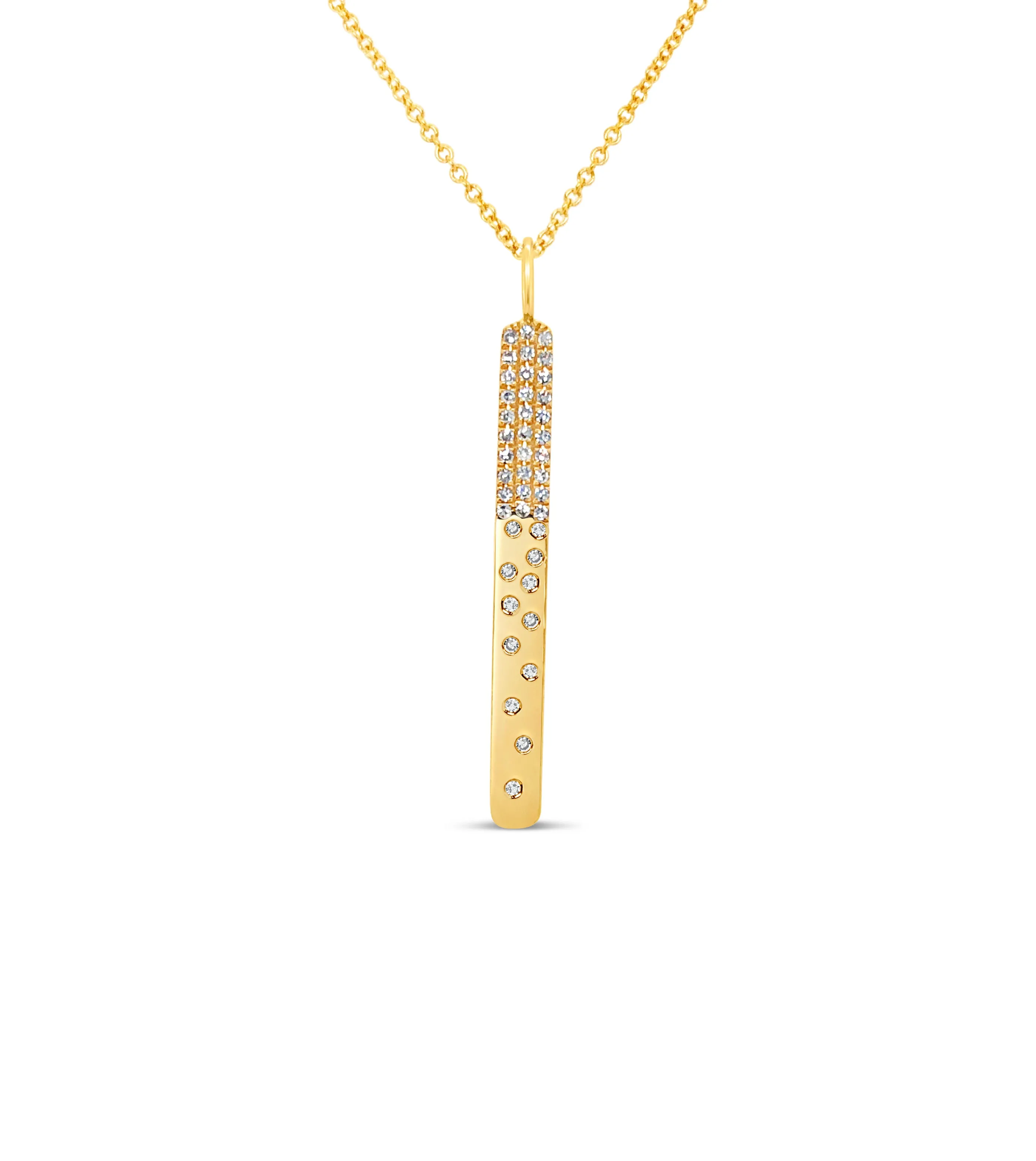Diamond Celestial Bar Necklace