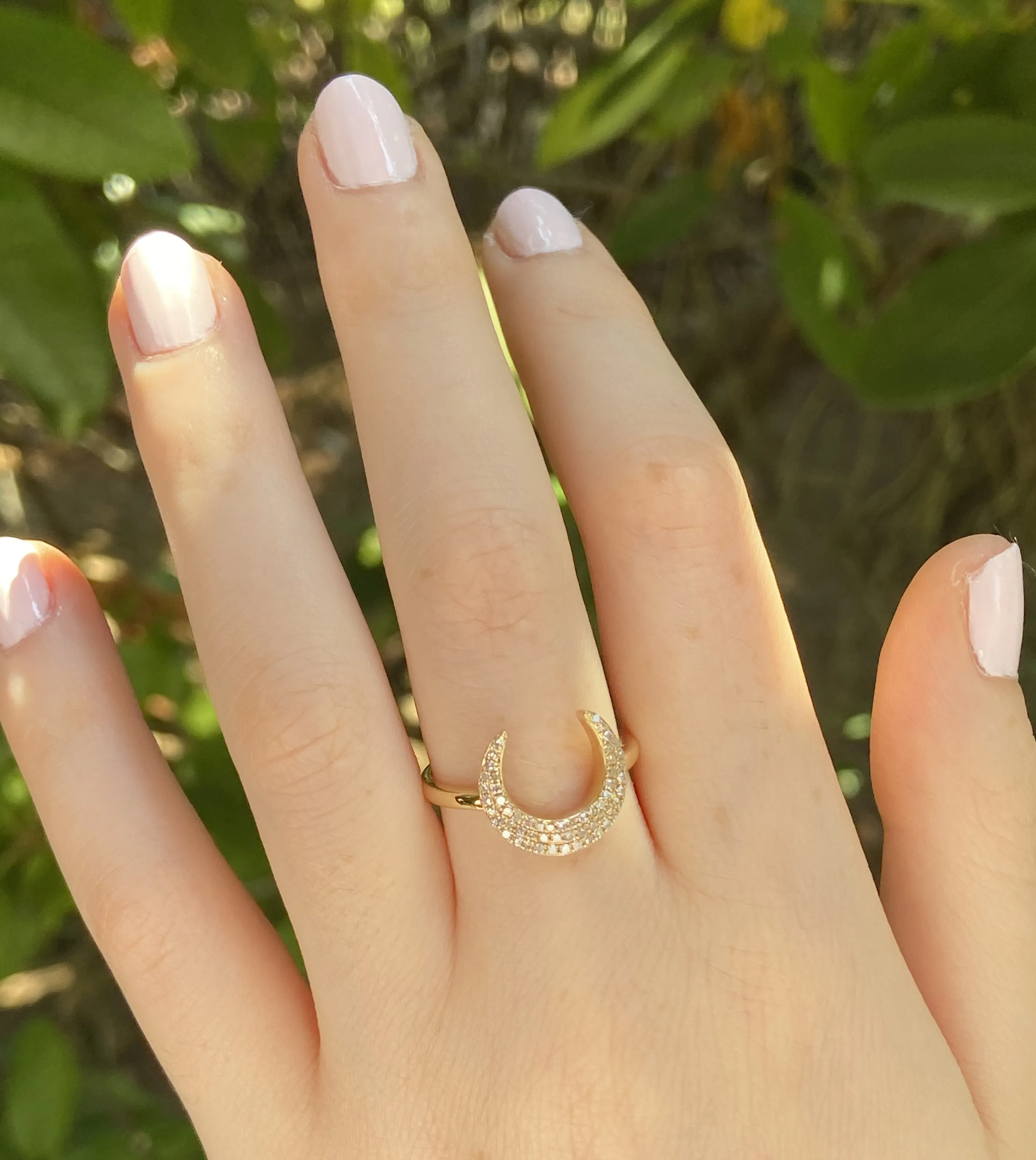 Diamond Horn Ring