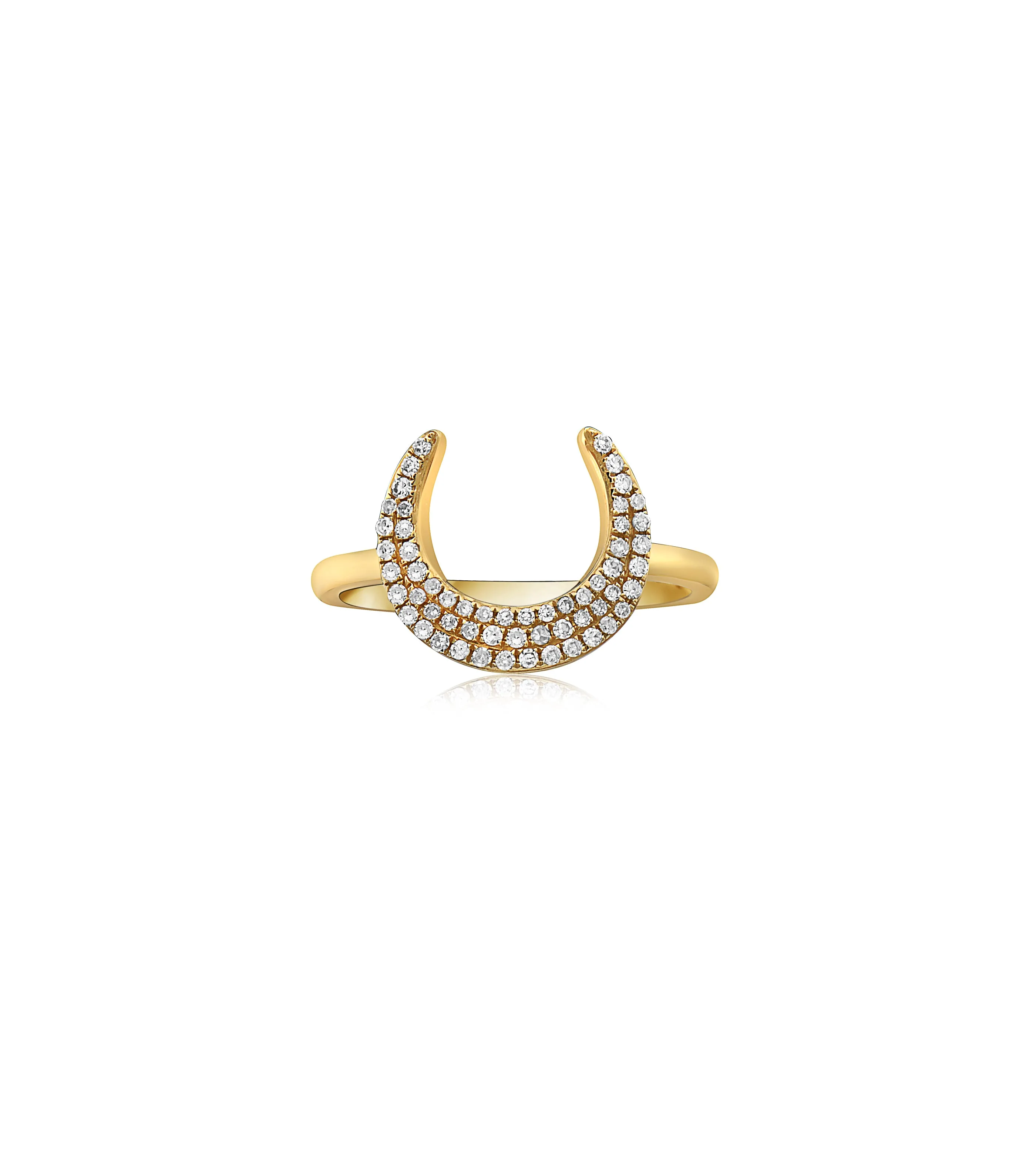 Diamond Horn Ring