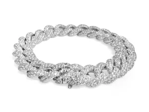 Diamond Pave 13.03CT T.W. Pave Cuban Link Bracelet