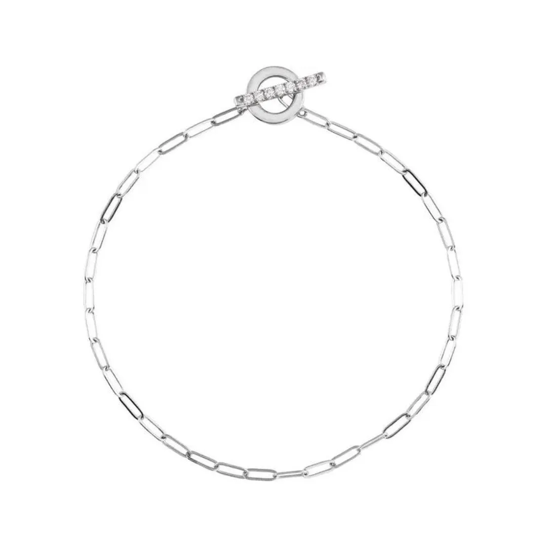 Diamond Toggle Bracelet