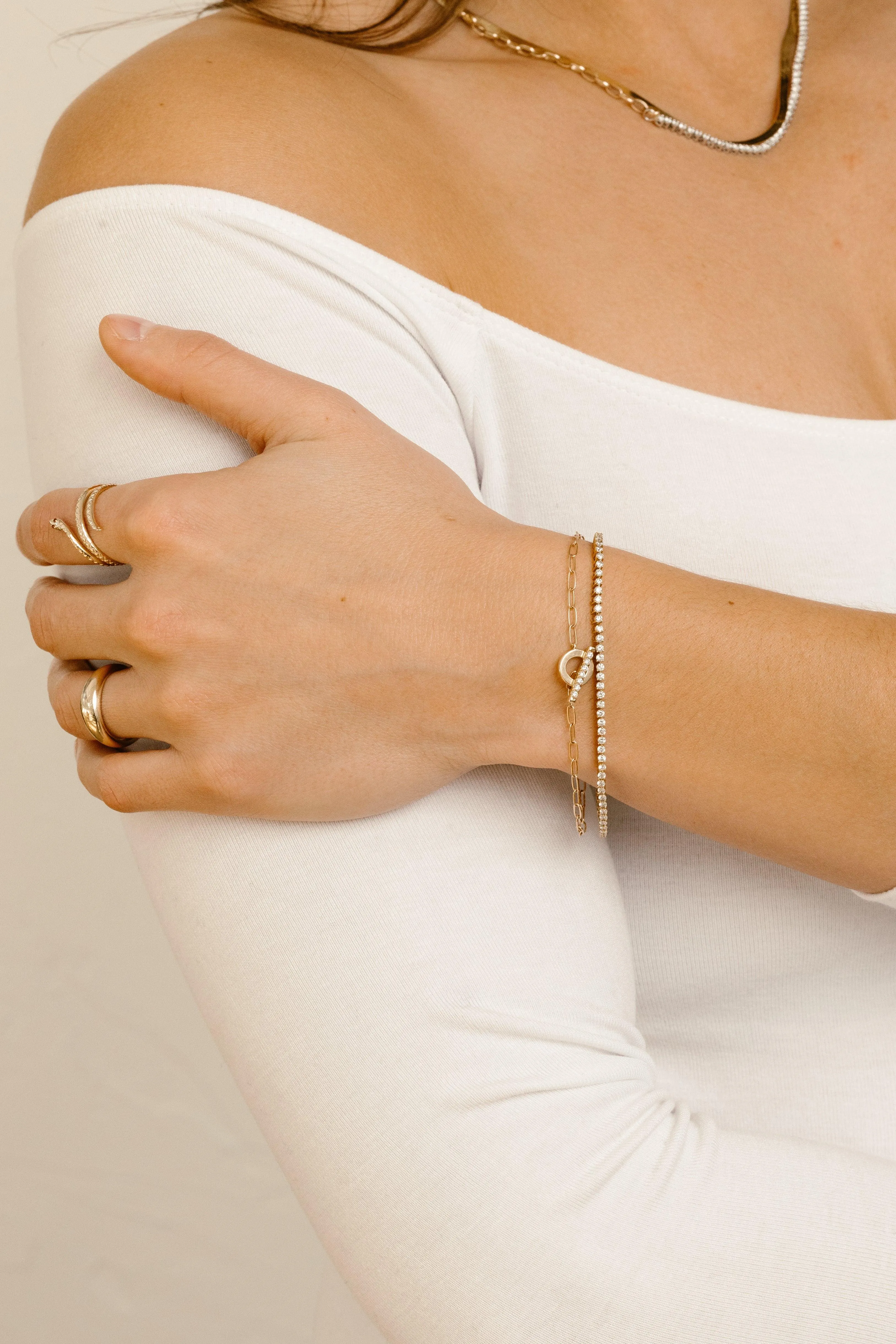 Diamond Toggle Bracelet