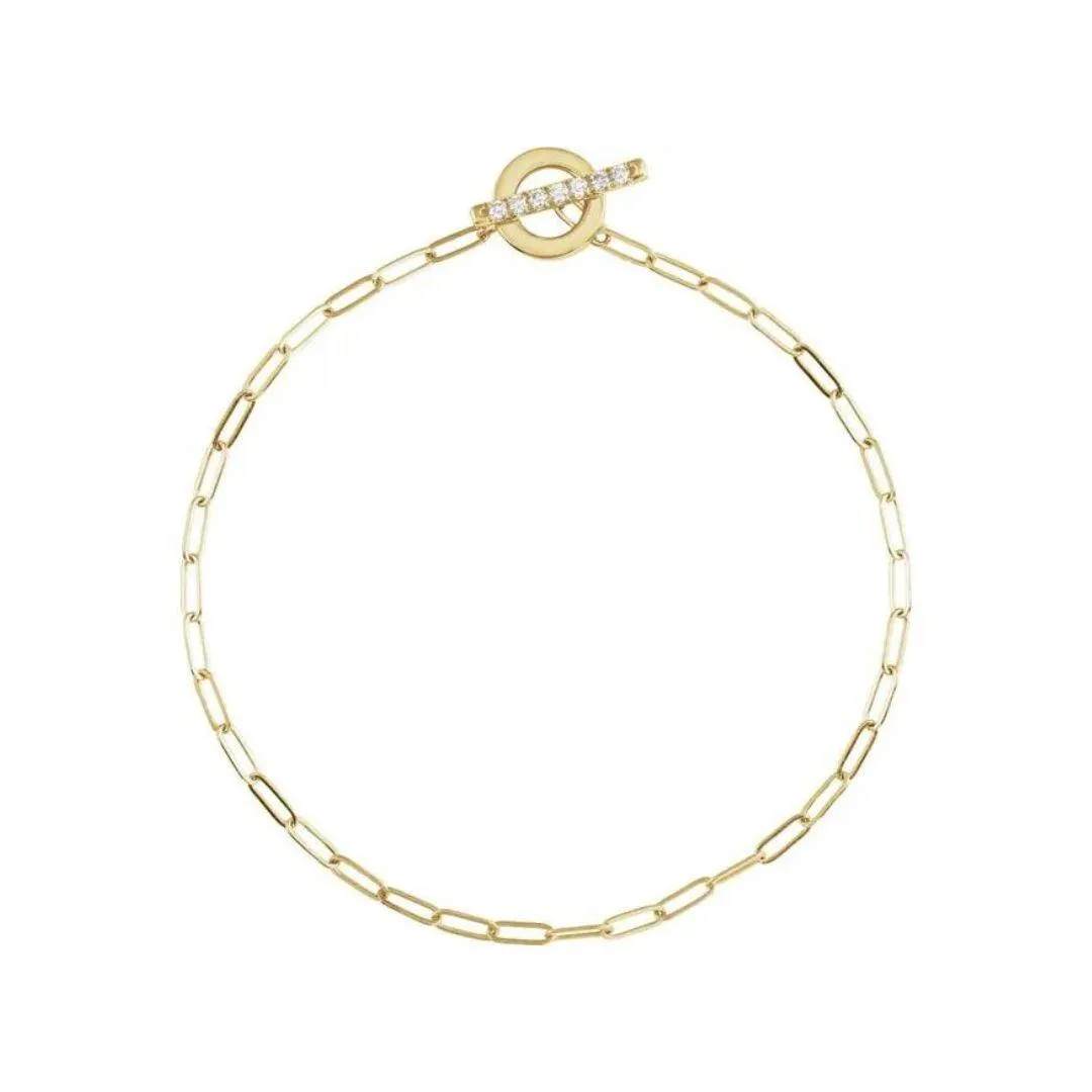 Diamond Toggle Bracelet
