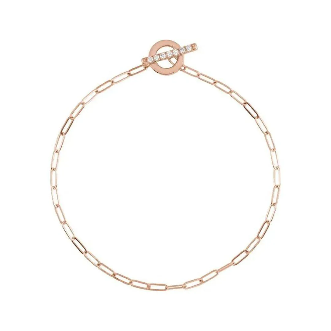 Diamond Toggle Bracelet