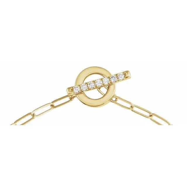 Diamond Toggle Bracelet