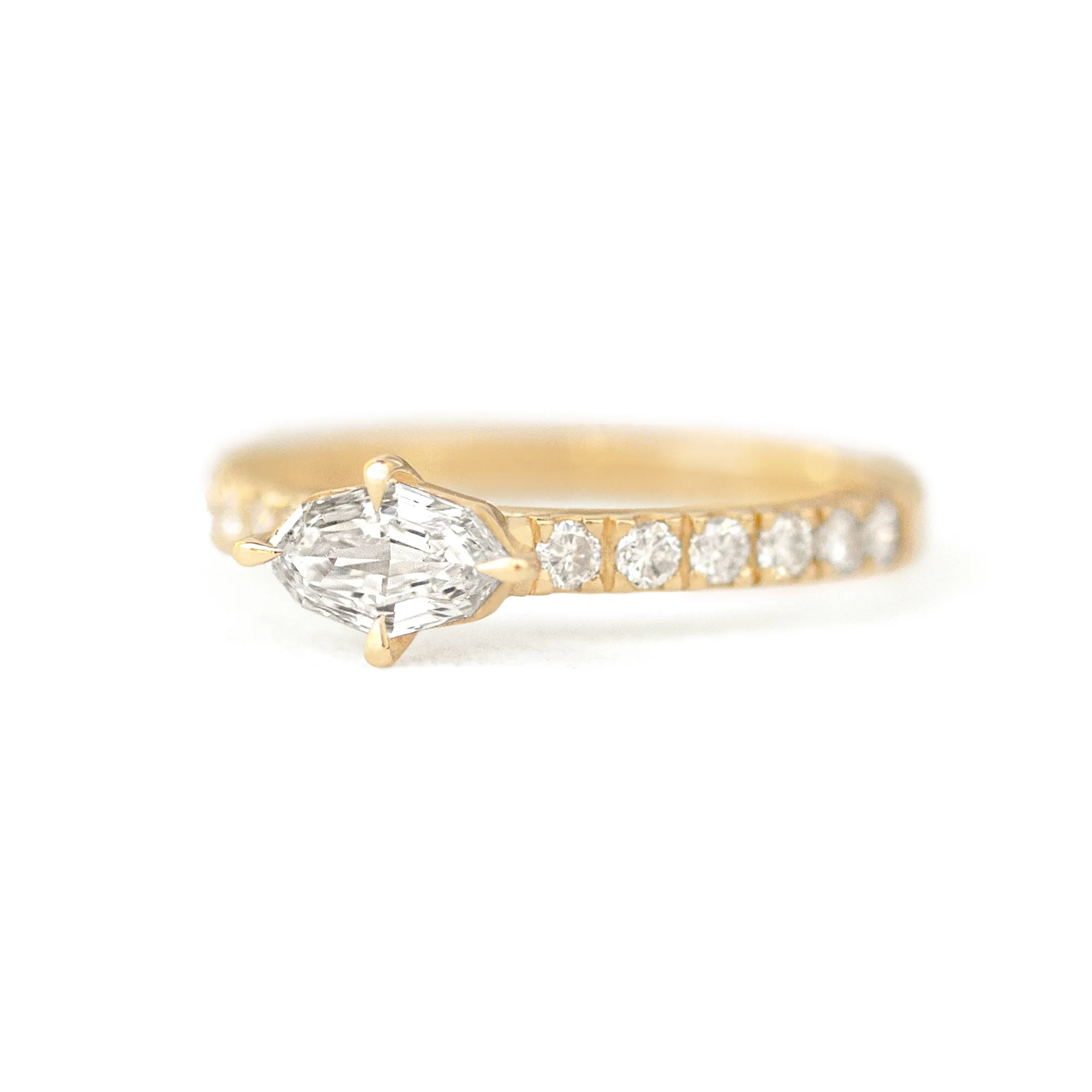 Edith East West Dutch Marquise Diamond Ring