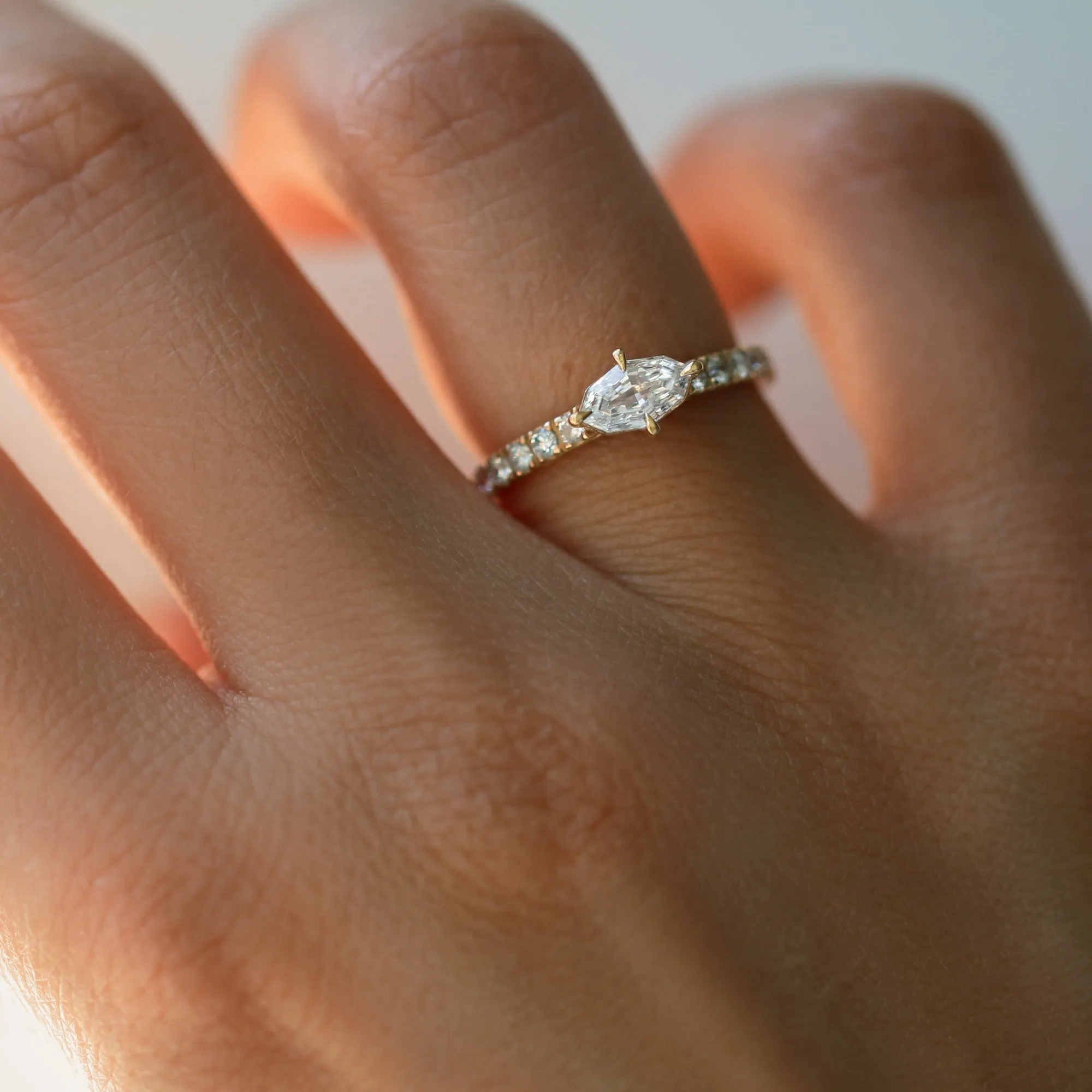 Edith East West Dutch Marquise Diamond Ring