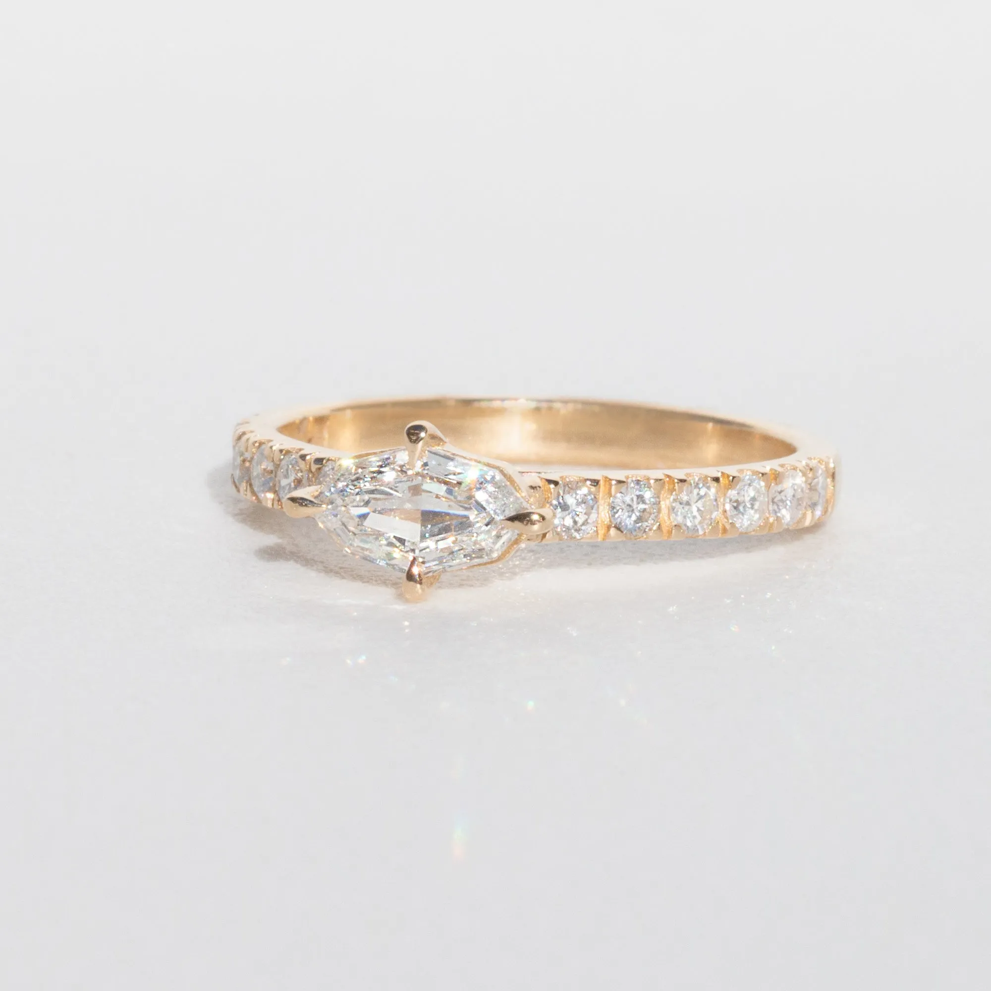 Edith East West Dutch Marquise Diamond Ring
